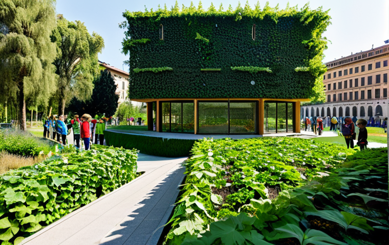 다종 공존 윤리 모델의 지역 사회 참여 - **Prompt:** A magical, slightly moody scene in an Italian city at dusk. In the foreground, a hedgeho...