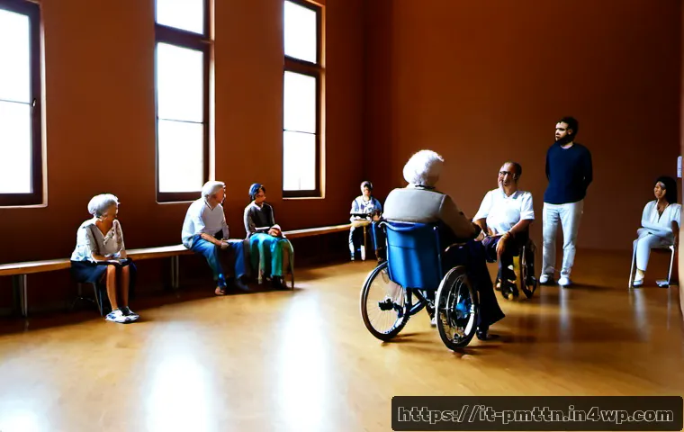 다종 공존 윤리 모델과 가치관 변화 - Photorealistic Italian community workshop in a sunlit civic hall, diverse adults of different ages, ...